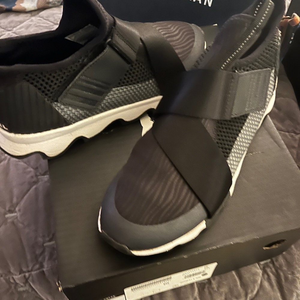 Sorel Kinetic Sneak Noir, Bland (black and white 8.5W)